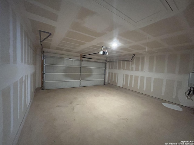 614 Agave, Jourdanton, TX 78026 - garage featuring a garage door opener