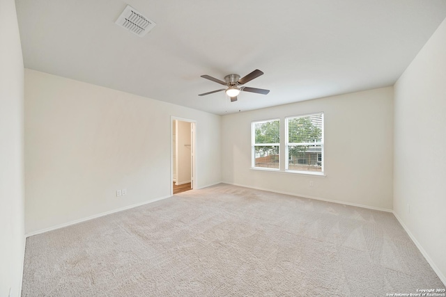 7341 Yucca Pl, San Antonio, TX 78253 - unfurnished room featuring a ceiling fan, carpet floors, and baseboards