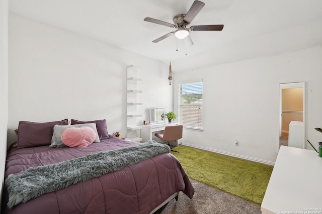 32003 Cast Iron, Bulverde, TX 78163 - carpeted bedroom with baseboards and a ceiling fan