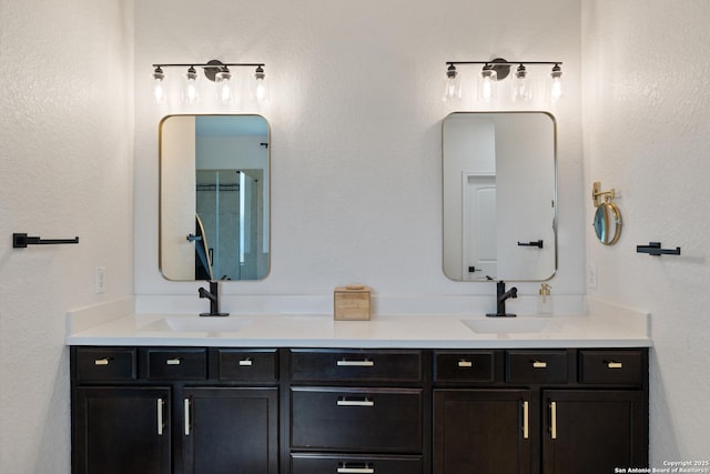 32003 Cast Iron, Bulverde, TX 78163 - bathroom featuring double vanity