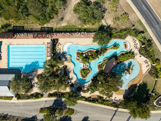 24321 Downhill Lie, San Antonio, TX 78261 - drone / aerial view of a pool