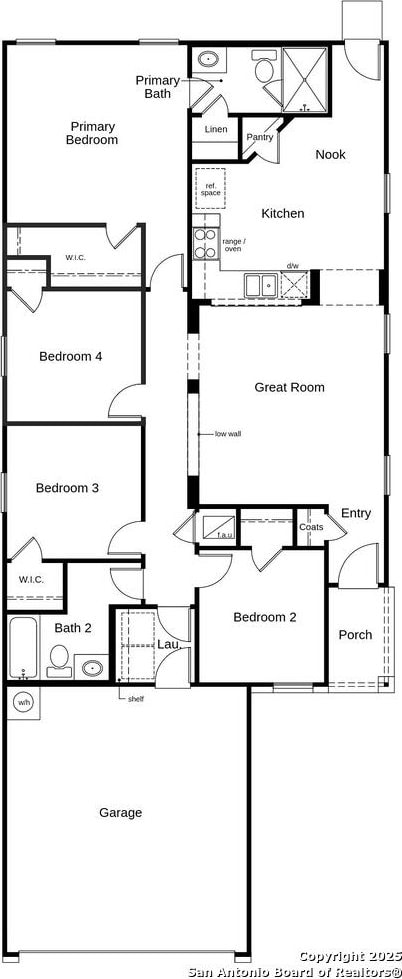 3403 Old Almonte Dr, San Antonio, TX 78224 - property floor plan
