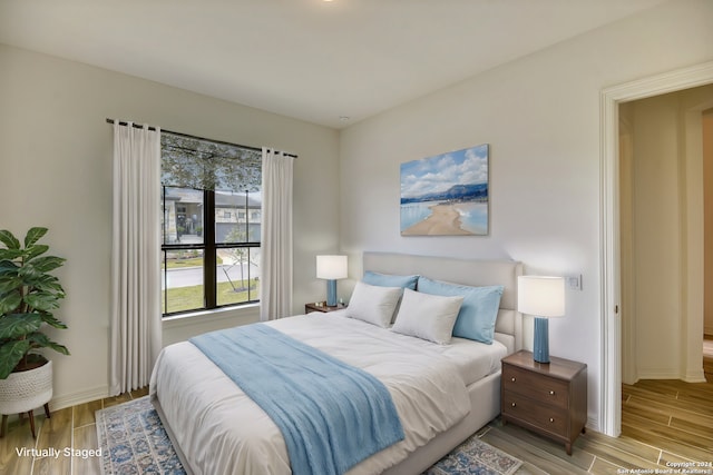 23350 Grande Vis, San Antonio, TX 78261 - bedroom featuring light wood-type flooring and baseboards