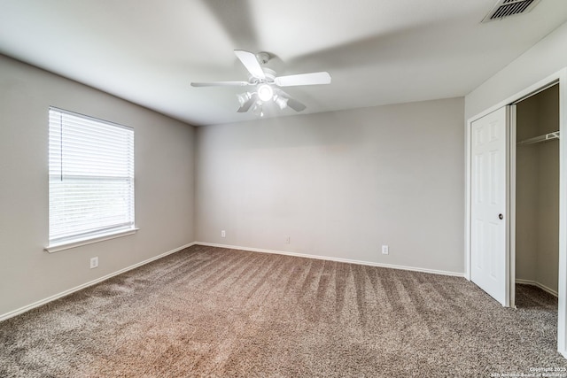 6926 Lunar Way, San Antonio, TX 78109 - unfurnished bedroom featuring carpet floors, baseboards, a closet, and ceiling fan