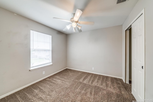 6926 Lunar Way, San Antonio, TX 78109 - unfurnished bedroom with carpet, baseboards, a closet, and ceiling fan