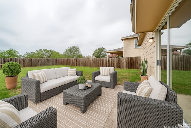 6926 Lunar Way, San Antonio, TX 78109 - wooden terrace featuring an outdoor hangout area