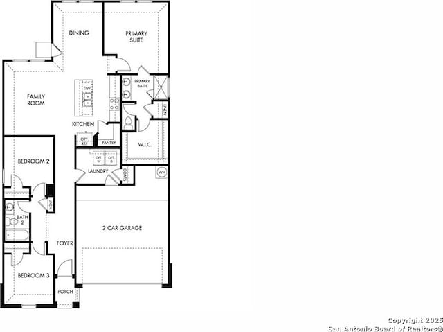 4506 Wild Goose, San Antonio, TX 78245 - home floor plan