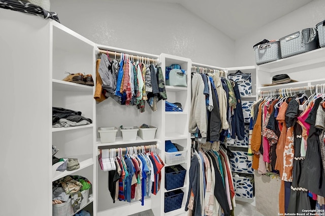 757 Joy, Floresville, TX 78114 - walk in closet with lofted ceiling