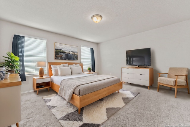 7115 Mesa Clfs, Converse, TX 78109 - carpeted bedroom featuring a textured ceiling