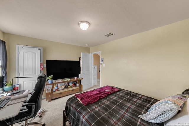 5602 Casa Martin, Katy, TX 77449 - bedroom with carpet flooring and an office area