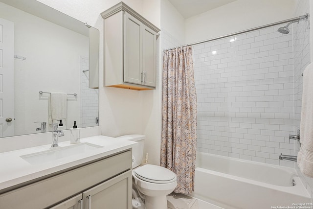 10128 Bussang, Schertz, TX 78154 - bathroom featuring toilet, vanity, and shower / bath combo