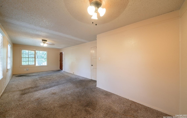 115 Elmo, San Antonio, TX 78225 - carpeted spare room with a ceiling fan and a textured ceiling