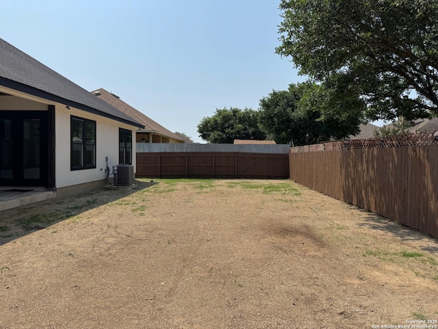 15609 Fox Ln, Selma, TX 78154 - fenced backyard featuring central air condition unit