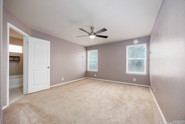 15106 Field Sparrow, San Antonio, TX 78253 - unfurnished room with carpet, a ceiling fan, and baseboards