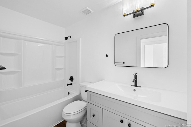 377 County Road 444, Hondo, TX 78861 - full bath featuring vanity, toilet, and shower / bathtub combination