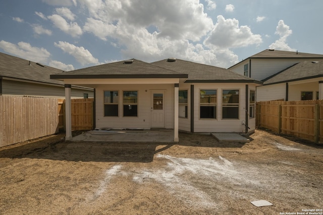 4267 Winston Way, New Braunfels, TX 78130 - back of property featuring a patio and a fenced backyard