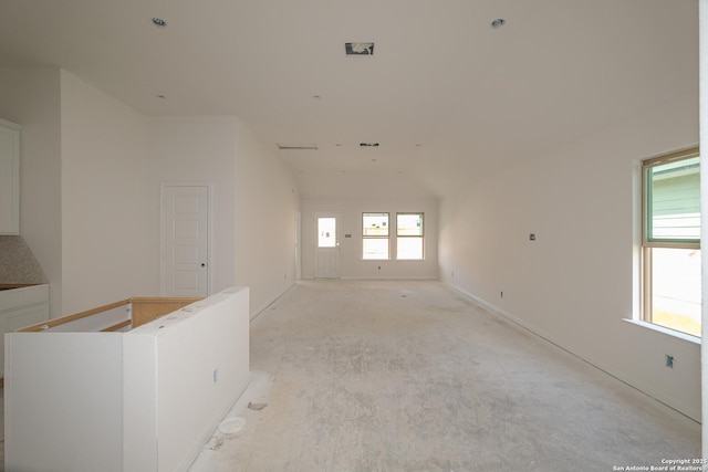 4267 Winston Way, New Braunfels, TX 78130 - empty room with baseboards and lofted ceiling
