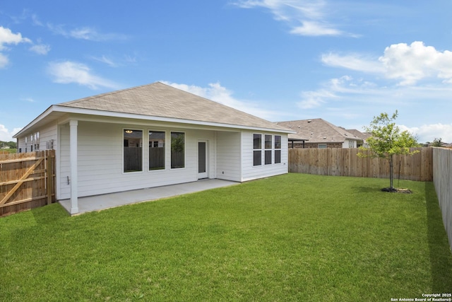 13442 Cosette Xing, San Antonio, TX 78253 - rear view of property with roof with shingles and a patio area
