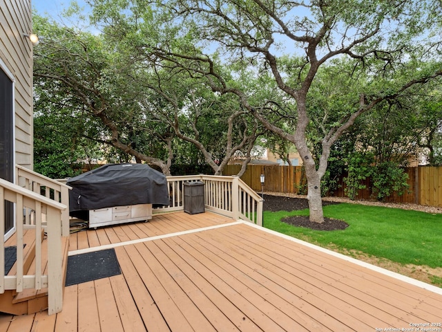 627 Midway, San Antonio, TX 78258 - view of wooden terrace