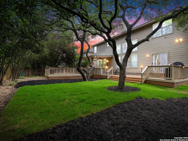 627 Midway, San Antonio, TX 78258 - back of house featuring a deck