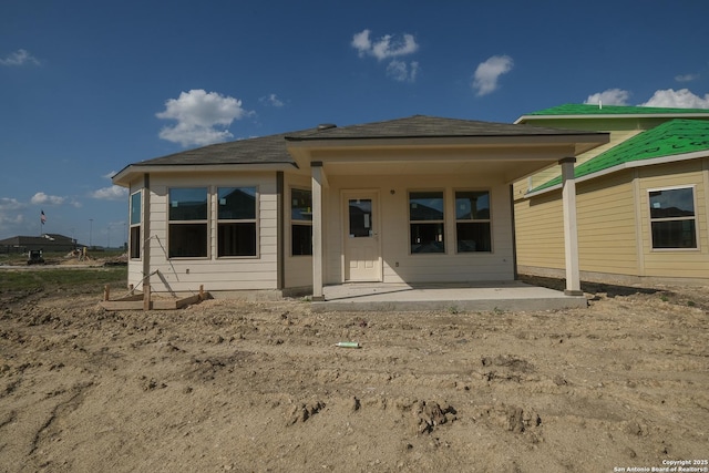 4242 Winston Way, New Braunfels, TX 78130 - back of property featuring a patio and roof with shingles