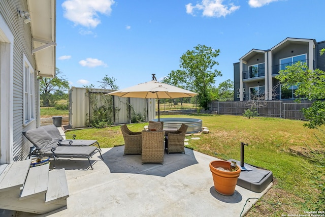 418 Eleanor, San Antonio, TX 78209 - view of patio featuring outdoor dining area