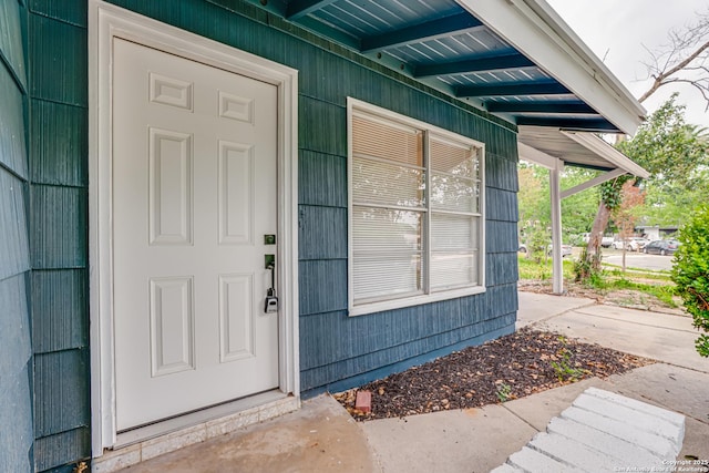 7126 Westbriar, San Antonio, TX 78227 - doorway to property featuring a porch