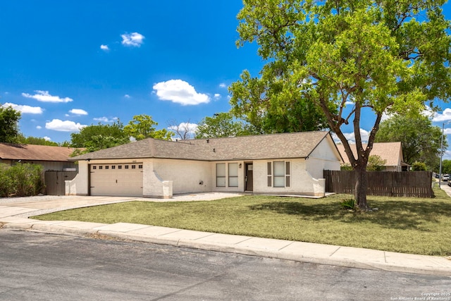 11403 Big Elk, San Antonio, TX 78245 - ranch-style home featuring an attached garage, driveway, and brick siding