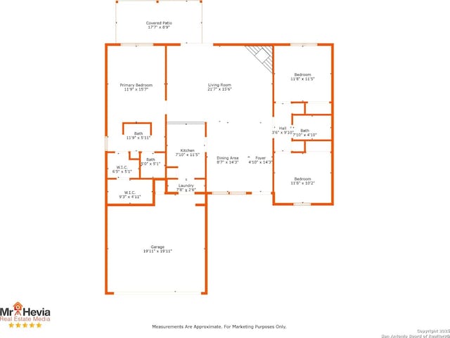 11403 Big Elk, San Antonio, TX 78245 - room layout