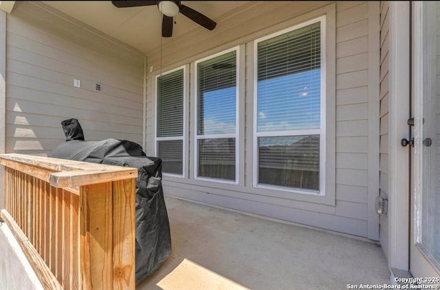 2818 Tortuga Verde, San Antonio, TX 78245 - view of patio featuring ceiling fan