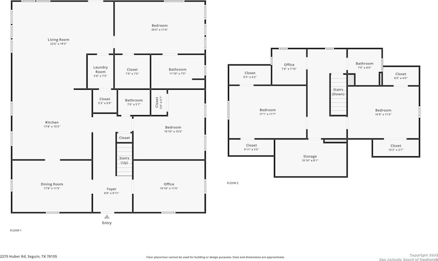 2275 Huber Rd, Seguin, TX 78155 - property floor plan
