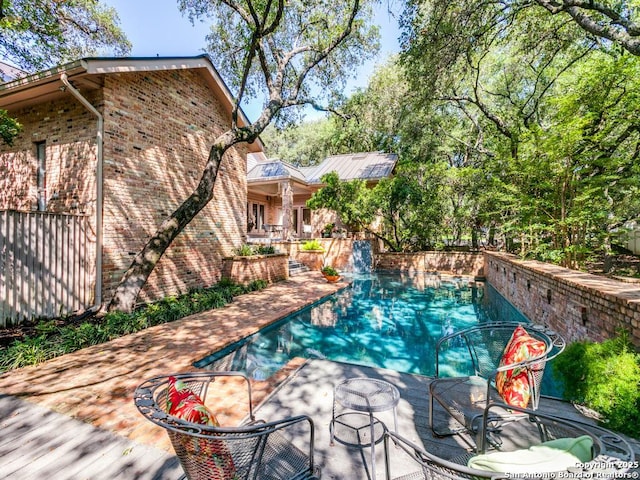 11607 Elm Rdg, San Antonio, TX 78230 - view of swimming pool featuring a patio