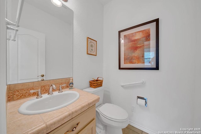 1804 Athens Ave, Kerrville, TX 78028 - half bathroom with vanity and toilet