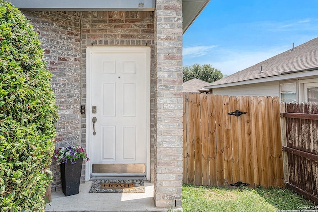 7027 Heathers Way, San Antonio, TX 78227 - view of exterior entry featuring brick siding