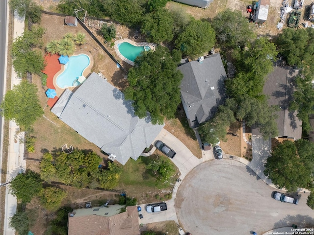 3734 Colter, San Antonio, TX 78247 - aerial view of a pool
