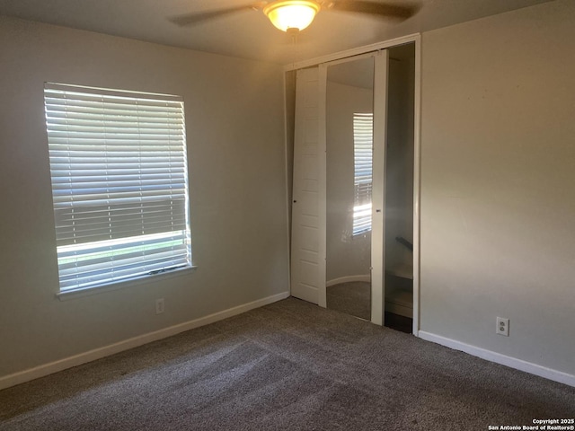 5142 Village Ct, San Antonio, TX 78218 - carpeted spare room featuring ceiling fan and baseboards