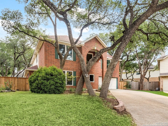 122 Kettle Cv, Universal City, TX 78148 - view of front of property featuring brick siding, concrete driveway, and a garage