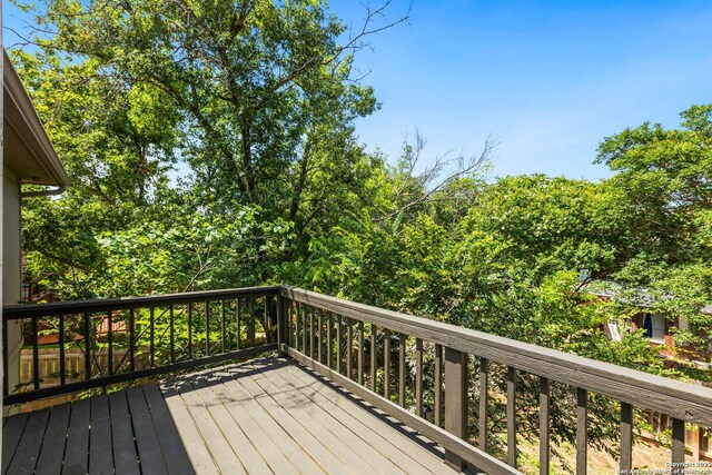 959 Lightstone Dr, San Antonio, TX 78258 - view of wooden deck