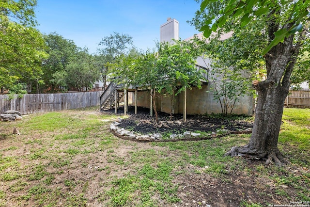 959 Lightstone Dr, San Antonio, TX 78258 - view of yard featuring stairs