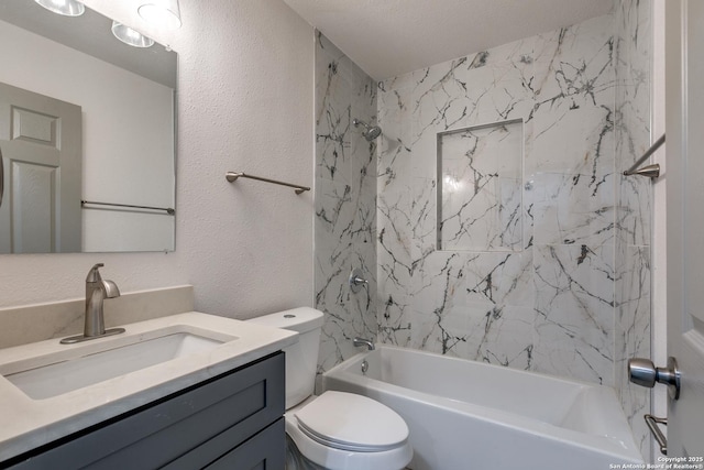 2822 Spokane, San Antonio, TX 78222 - full bathroom featuring vanity,  shower combination, and toilet