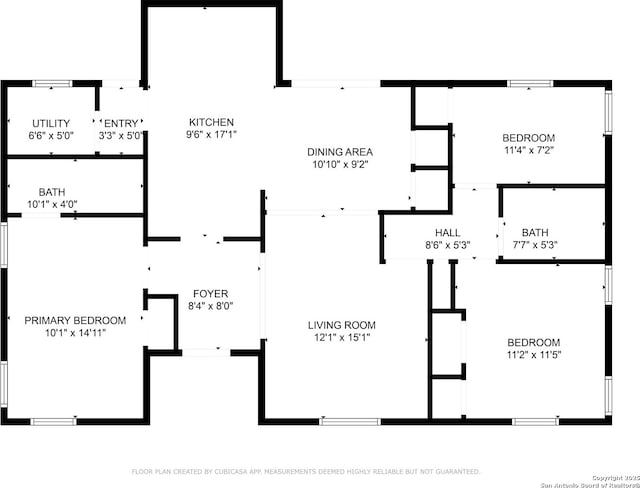 2822 Spokane, San Antonio, TX 78222 - floor plan / room layout