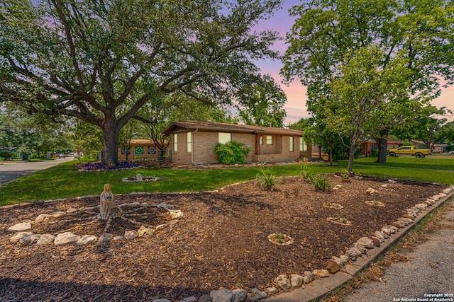 438 Cosgrove, San Antonio, TX 78210 - ranch-style home with brick siding and a lawn