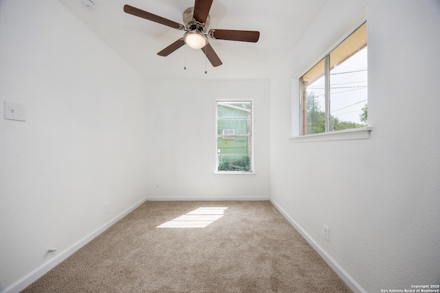 429 Aviation, Universal City, TX 78148 - carpeted spare room with baseboards and a ceiling fan