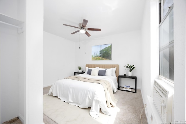 429 Aviation, Universal City, TX 78148 - carpeted bedroom with ceiling fan