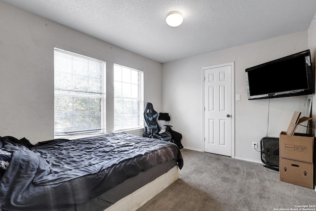 1515 Agency, San Antonio, TX 78245 - carpeted bedroom featuring a textured ceiling and baseboards