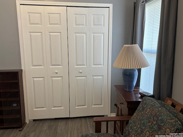 527 Artemis, San Antonio, TX 78218 - bedroom with wood finished floors and a closet