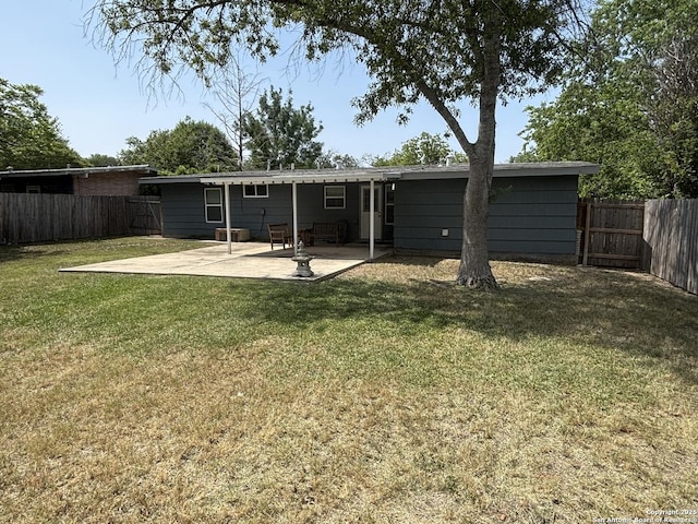 527 Artemis, San Antonio, TX 78218 - rear view of house featuring a patio area