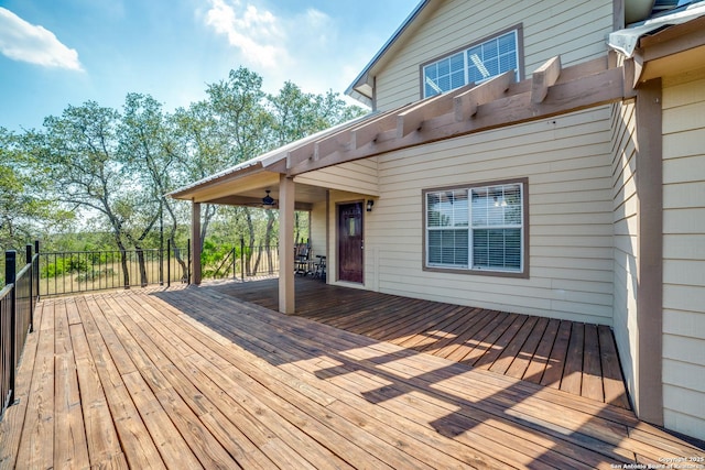 756 County Road 245, Hondo, TX 78861 - view of wooden terrace