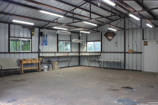 756 County Road 245, Hondo, TX 78861 - garage with metal wall