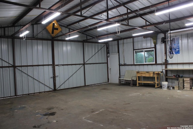 756 County Road 245, Hondo, TX 78861 - garage featuring metal wall